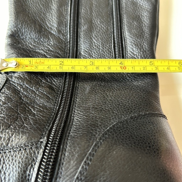 Anne Klein BNIB - black leather boots Sz 9 - Picture 9 of 13